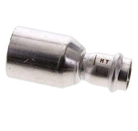 Press Fitting - 22mm Female & 42mm Male - Stainless Steel
