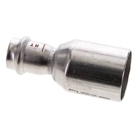Press Fitting - 22mm Female & 42mm Male - Stainless Steel