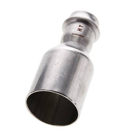 Press Fitting - 22mm Female & 42mm Male - Stainless Steel