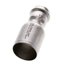 Press Fitting - 28mm Female & 42mm Male - Stainless Steel