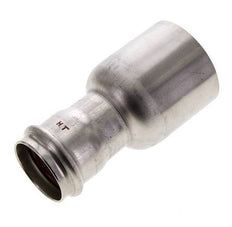 Press Fitting - 35mm Female & 54mm Male - Stainless Steel