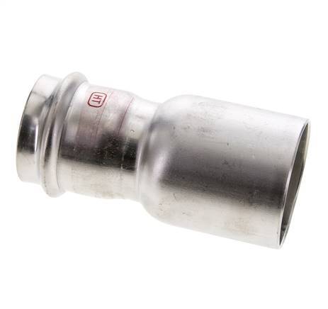 Press Fitting - 42mm Female & 54mm Male - Stainless Steel