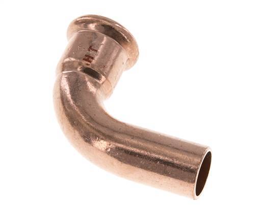 90deg Elbow Press Fitting - 18mm Female & 18mm Male - Copper alloy