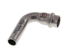 90deg Elbow Press Fitting - 15mm Female & 15mm Male - Stainless Steel