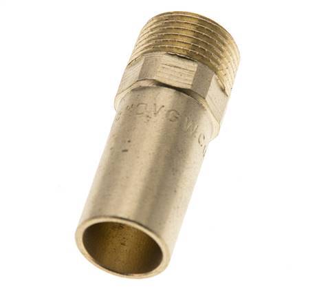 Press Fitting - 15mm Male & R 3/8'' Male - Copper alloy