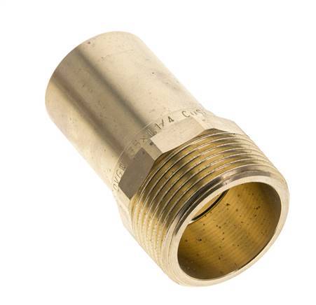Press Fitting - 35mm Male & R 1-1/4'' Male - Copper alloy