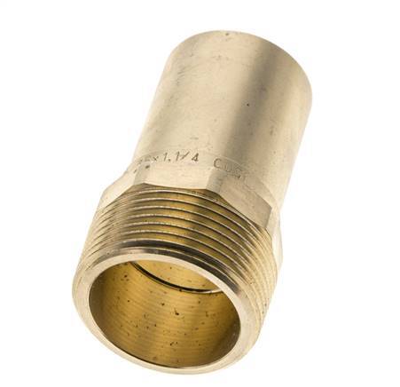 Press Fitting - 35mm Male & R 1-1/4'' Male - Copper alloy