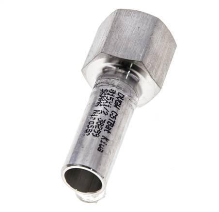 Press Fitting - 15mm Male & Rp 1/2'' Female - Stainless Steel