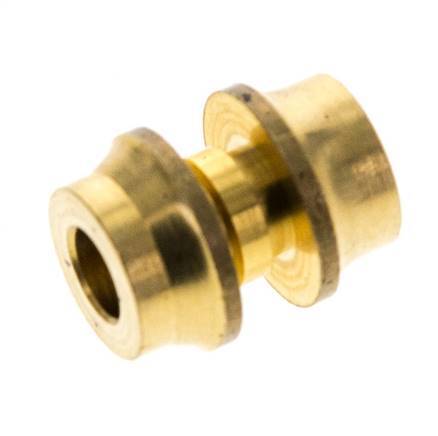 4mm Brass Straight Compression Fitting DN 8135 bar DIN EN 1254-2 [2 Pieces]