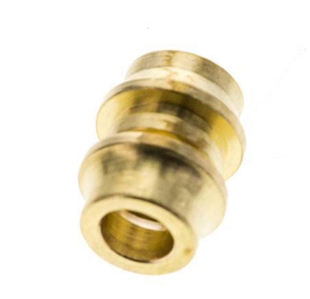 6mm Brass Straight Compression Fitting DN 8135 bar DIN EN 1254-2 [2 Pieces]