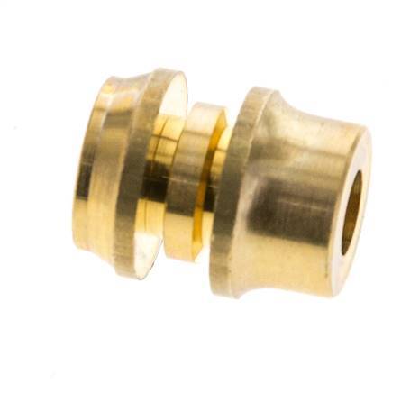 6mm Brass Straight Compression Fitting DN 1095 bar DIN EN 1254-2 [2 Pieces]