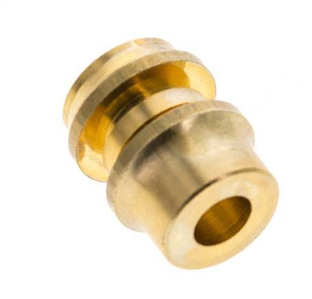 6mm Brass Straight Compression Fitting DN 1095 bar DIN EN 1254-2 [2 Pieces]