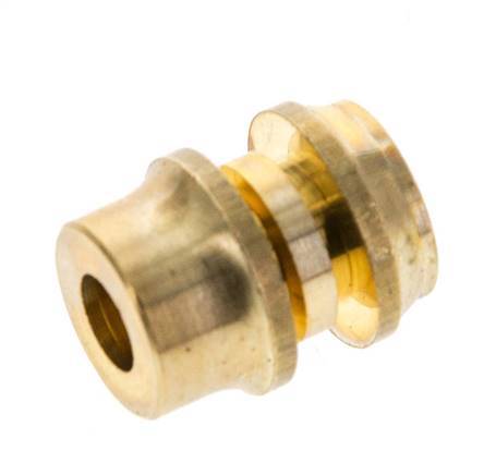 6mm Brass Straight Compression Fitting DN 1095 bar DIN EN 1254-2 [2 Pieces]