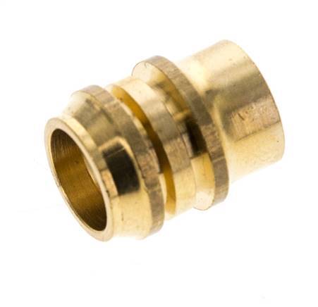 8mm Brass Straight Compression Fitting DN 1095 bar DIN EN 1254-2 [2 Pieces]