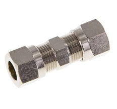 8LL Nickel plated Brass Straight Cutting Fitting 100 bar ISO 8434-1 [2 Pieces]