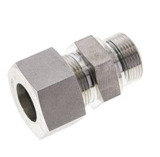 25S & M33x2 Stainless Steel Straight Compression Fitting with Male Threads 250 bar FKM ISO 8434-1