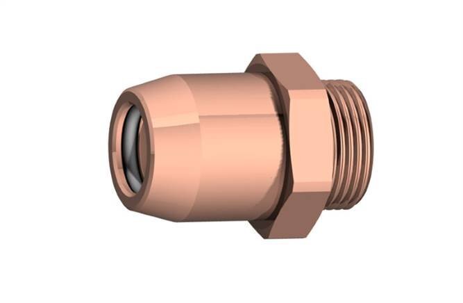 Straight connector T 8X1.0 D M10X1.0 - 6237230 [2 Pieces]