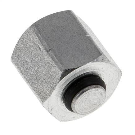 End Cap G1/8'' Steel with External Hex 60° cone 575bar (8078.75psi) Hydraulic [2 Pieces]