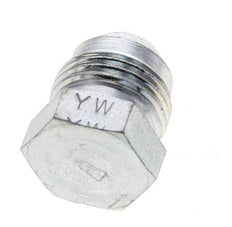 JIC Plug UNF 3/4INCH-16 Steel 275bar (3863.75psi) [2 Pieces]