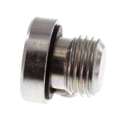 Plug M10 X 1 Steel NBR with Internal Hex 400bar (5620.0psi) [5 Pieces]