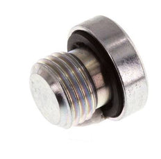 Plug M10 X 1 Steel NBR with Internal Hex 400bar (5620.0psi) [5 Pieces]