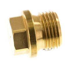 Plug G1/2'' Brass with Collar and External Hex 16bar (224.8psi) [2 Pieces]