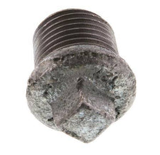 Plug R1/2'' Malleable cast iron with External Square 25bar (351.25psi) [10 Pieces]