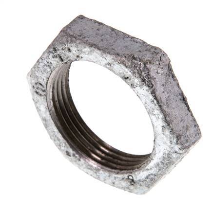 Lock Nut Rp1 1/4'' Malleable Cast Iron [5 Pieces]