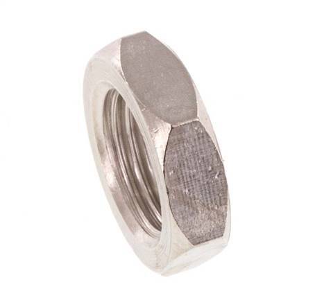 Lock Nut G1/8'' Nickel Plated Brass [10 Pieces]