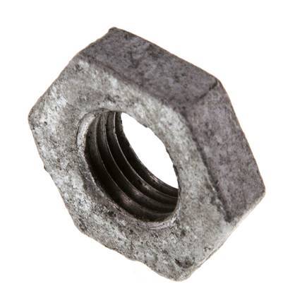 Lock Nut Rp1/4'' Malleable Cast Iron [5 Pieces]