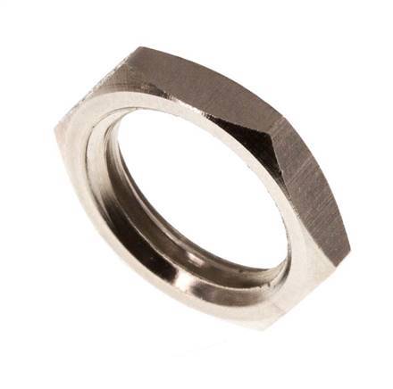 Lock Nut G1/4'' Nickel Plated Brass [10 Pieces]
