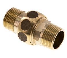 Union Straight Connector R3/4'' Brass Flat Seal Centellen 16bar (224.8psi)