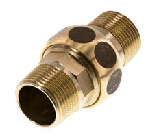 Union Straight Connector R3/4'' Brass Flat Seal Centellen 16bar (224.8psi)