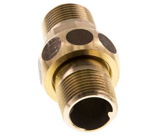 Union Straight Connector R3/4'' Brass Flat Seal Centellen 16bar (224.8psi)