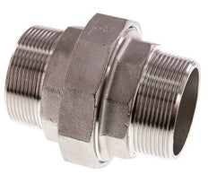 Union Straight Connector R2'' Stainless Steel Flat Seal PTFE 16bar (224.8psi)