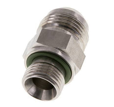JIC Double Nipple G1/2'' x UN 1-1/16''-12 Stainless Steel FKM 210bar (2950.5psi)