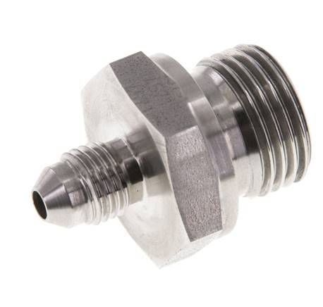 JIC Double Nipple G1/2'' x UNF 7/16''-20 Stainless Steel FKM 310bar (4355.5psi)