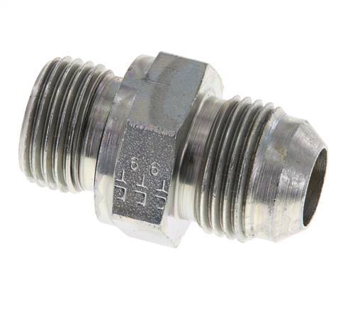 JIC Double Nipple G1/2'' x UNF 7/8''-14 Steel NBR 210bar (2950.5psi) [2 Pieces]