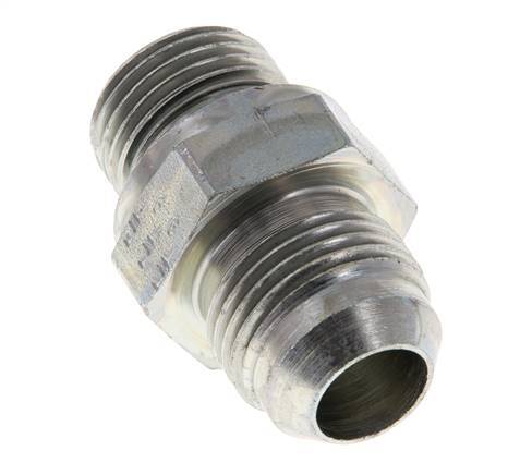 JIC Double Nipple G1/2'' x UNF 7/8''-14 Steel NBR 210bar (2950.5psi) [2 Pieces]