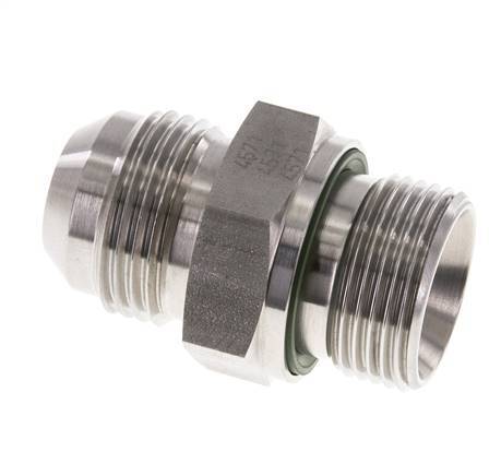JIC Double Nipple G3/4'' x UN 1-1/16''-12 Stainless Steel FKM 210bar (2950.5psi)