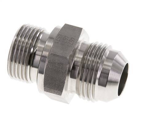 JIC Double Nipple G3/4'' x UN 1-1/16''-12 Stainless Steel FKM 210bar (2950.5psi)
