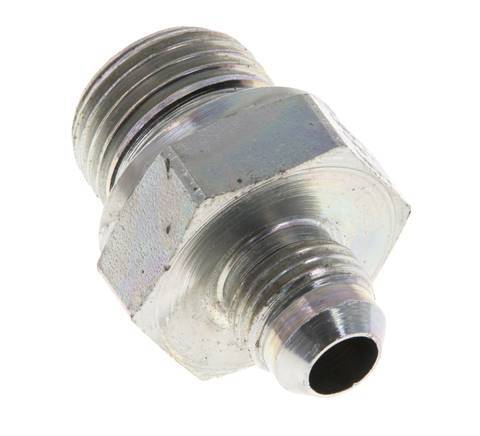 JIC Double Nipple G1/2'' x UNF 9/16''-18 Steel NBR 275bar (3863.75psi) [2 Pieces]