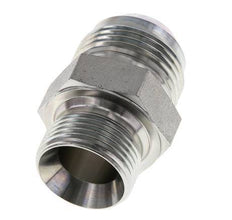 JIC Double Nipple G3/4'' x UN 1-3/16''-12 Steel NBR 170bar (2388.5psi)