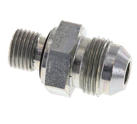 JIC Double Nipple G1/4'' x UNF 3/4''-16 Steel NBR 275bar (3863.75psi) [2 Pieces]