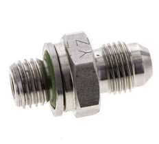 JIC Double Nipple M12 X 1.5 x UNF 1/2''-20 Stainless Steel FKM 275bar (3863.75psi)