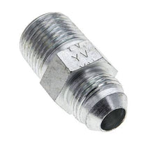 JIC Double Nipple UNF 3/4''-16 x 1/2'' NPT Steel 210bar (2950.5psi) [2 Pieces]