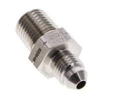 JIC Double Nipple UNF 7/16''-20 x 1/4'' NPT Stainless Steel 275bar (3863.75psi)