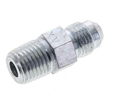 JIC Double Nipple UNF 1/2''-20 x 1/4'' NPT Steel 275bar (3863.75psi) [2 Pieces]