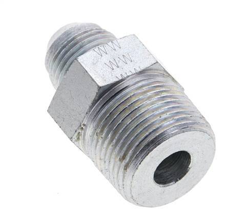 JIC Double Nipple UNF 3/4''-16 x 3/4'' NPT Steel 170bar (2388.5psi)