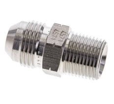 JIC Double Nipple UNF 3/4''-16 x 3/8'' NPT Stainless Steel 210bar (2950.5psi)